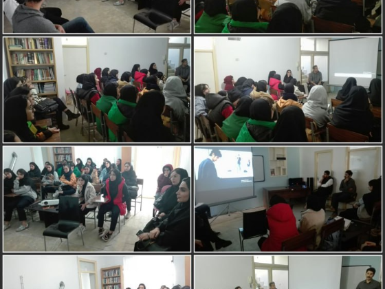 دانش آموزان رشته گرافیک شهرستان مهاباد از دفتر سینمای جوانان مهاباد بازدید کردند -403