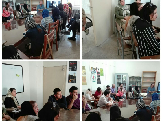 کارگاه .دید خلاقانه در عکاسی.مدرس چیا حسن خالی . مهاباد-97