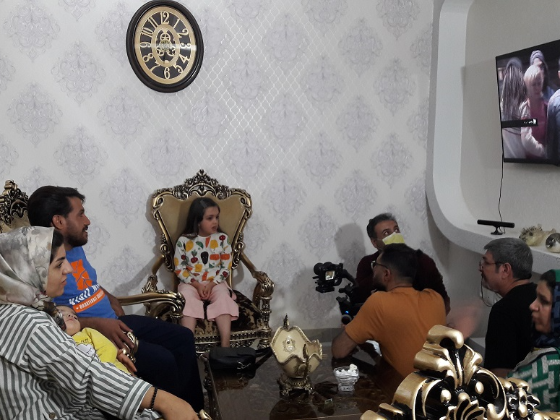 عکسهای پشت صحنه فیلم کوتاه پایان دوره فیلم سازی تعاملی پیشم بخواب بابا به کارگردانی آزاده بیاتی