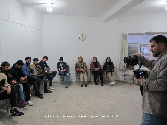 برگزاری کلاس تجربه اول دوره فیلمسازی 402 انجمن سینمای جوان مهاباد